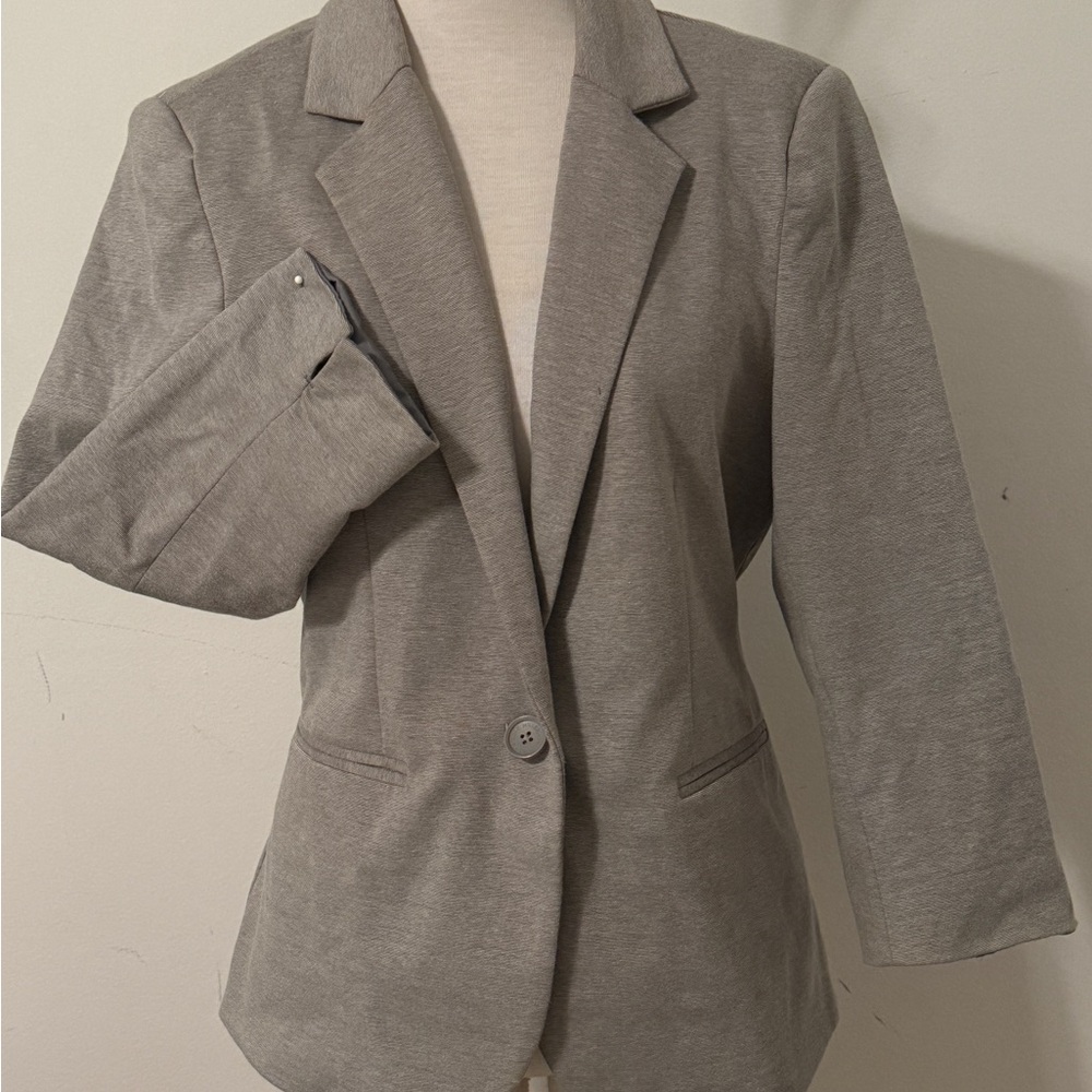 Nicole Miller Classic Gray Blazer